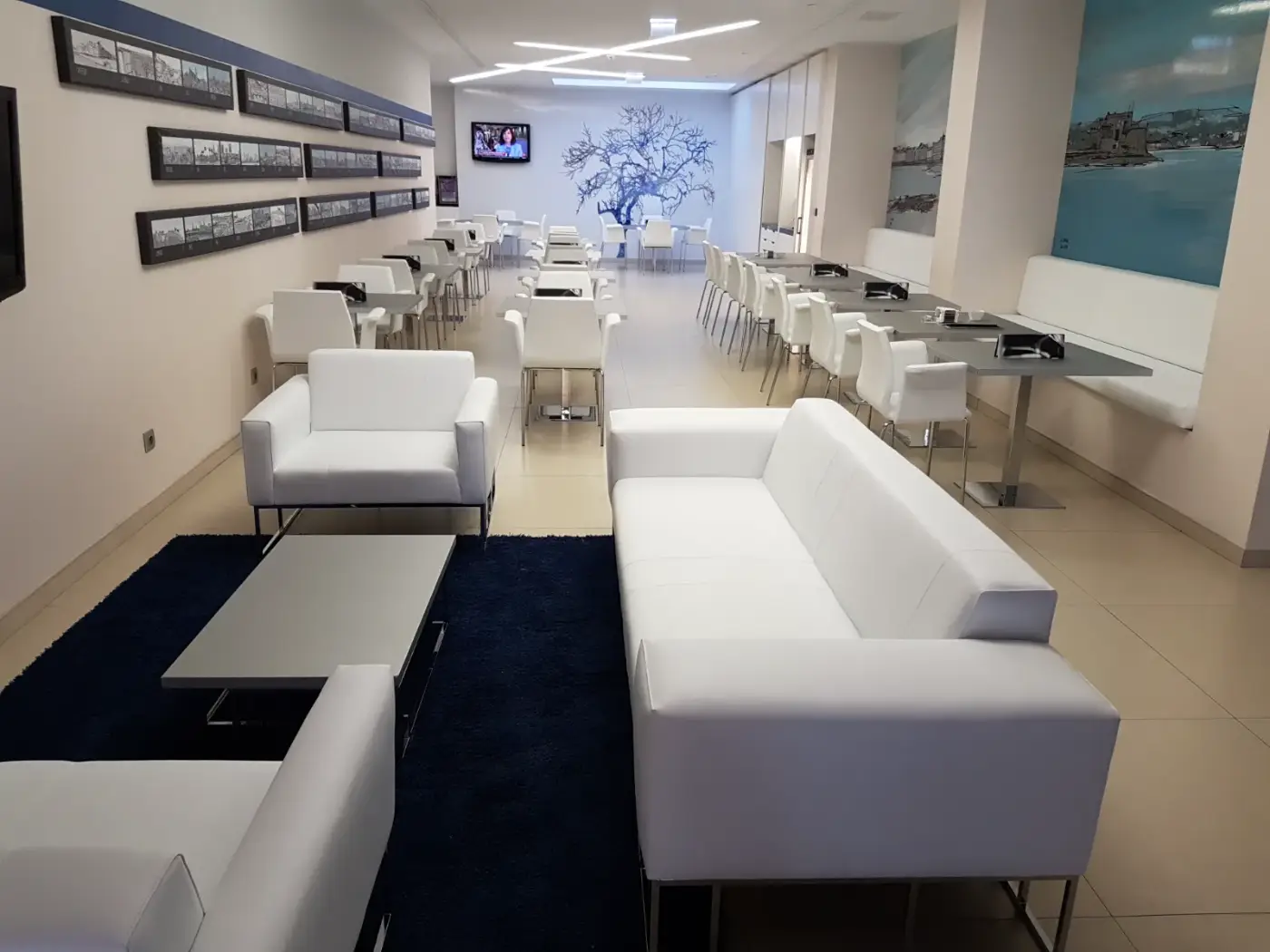 Sofás y sillería para comedor Hotel Blue